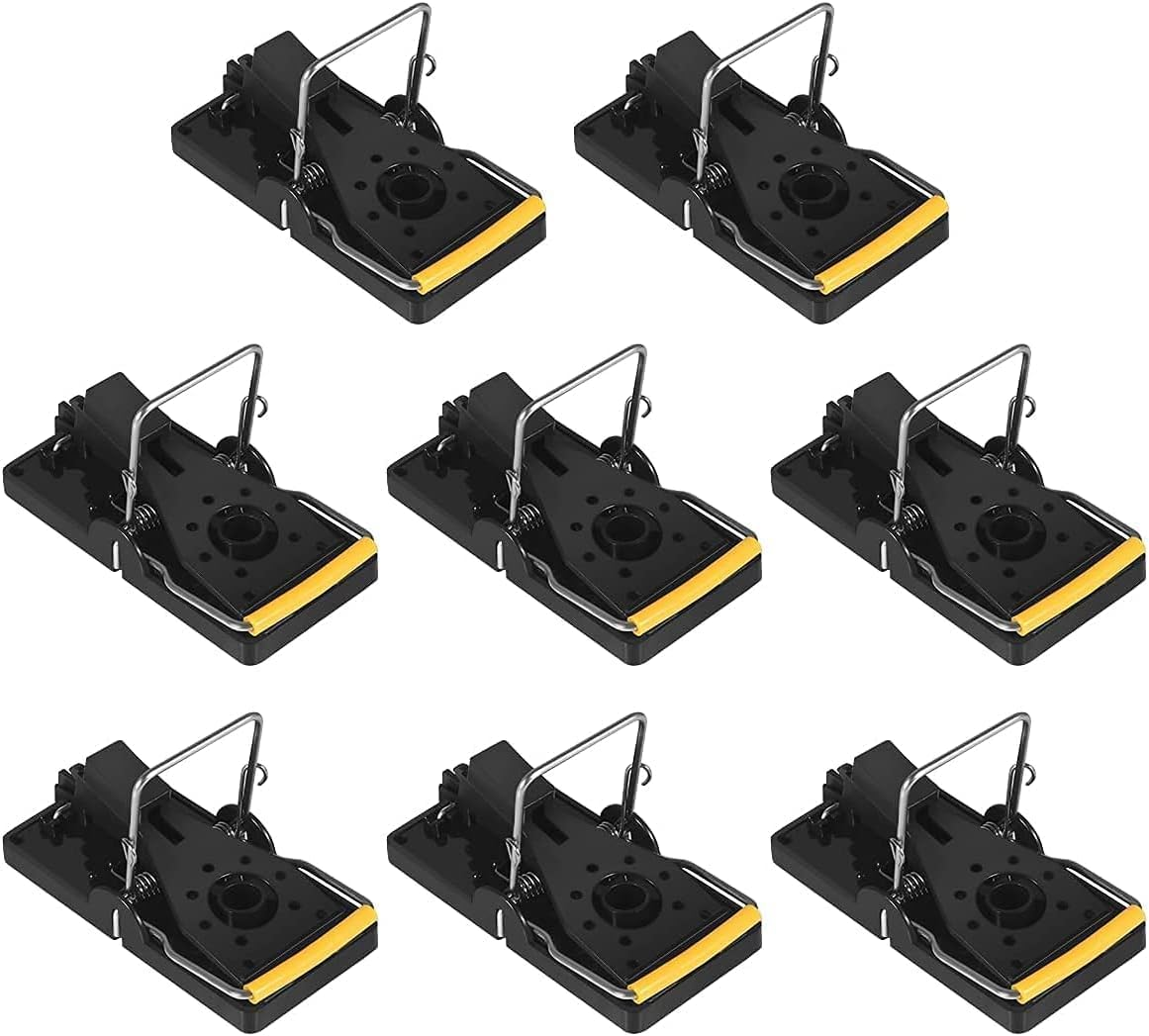 Reusable Quick Kill Mouse Traps &ndash; Instant Effective Indoor & Outdoor Plastic Mice Traps for Fast Rodent Control, Humane & Easy to Set（8Pcs ） image number 6