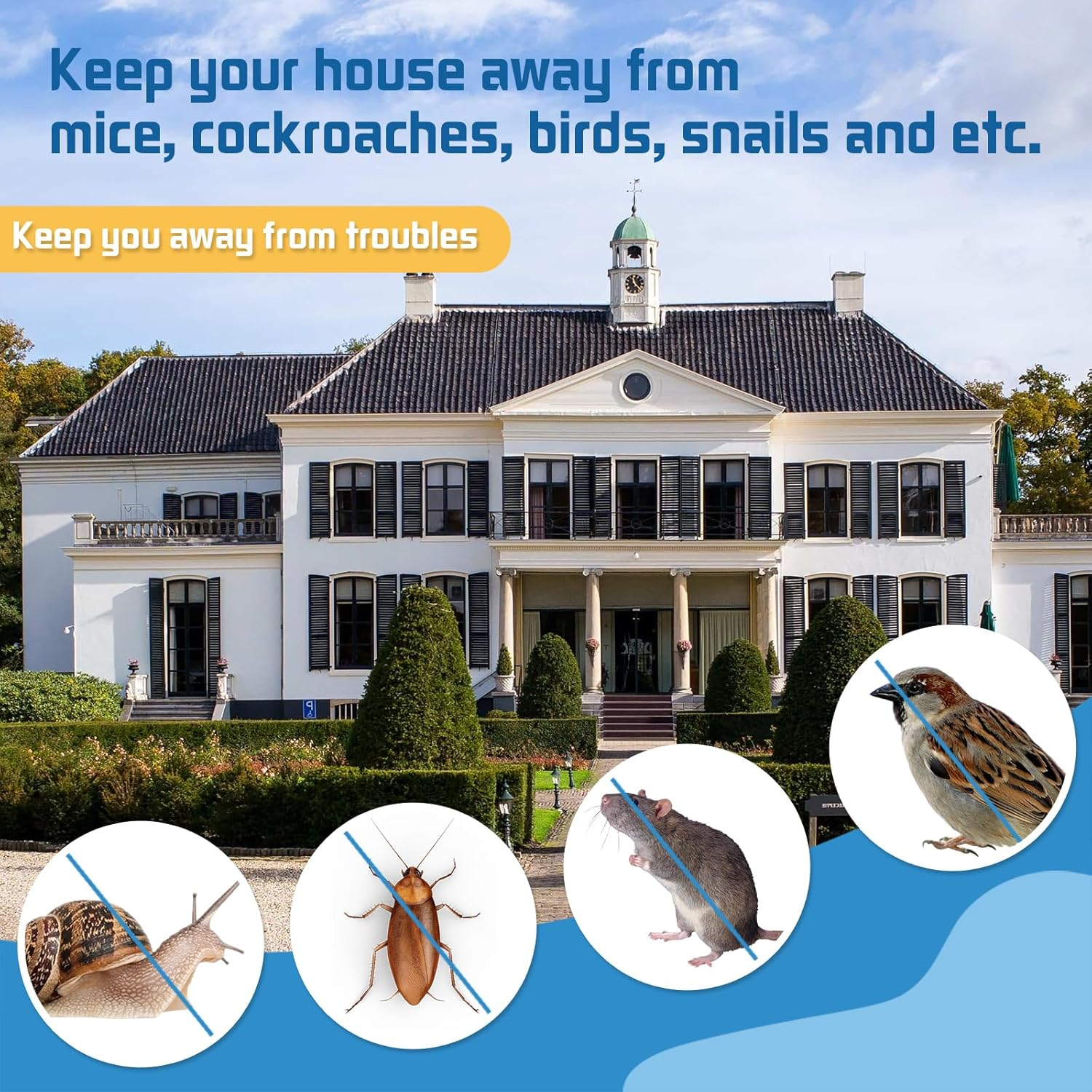 Steel Wool Mice Control 6PCS, 5Cm*30M Steel Wool 0000 Garage Door Rodent Guard Rodent Control Fill Fabric for Wall Cracks Holes Vents in Garden/Garage/House(6 Rolls, 30M) image number 2