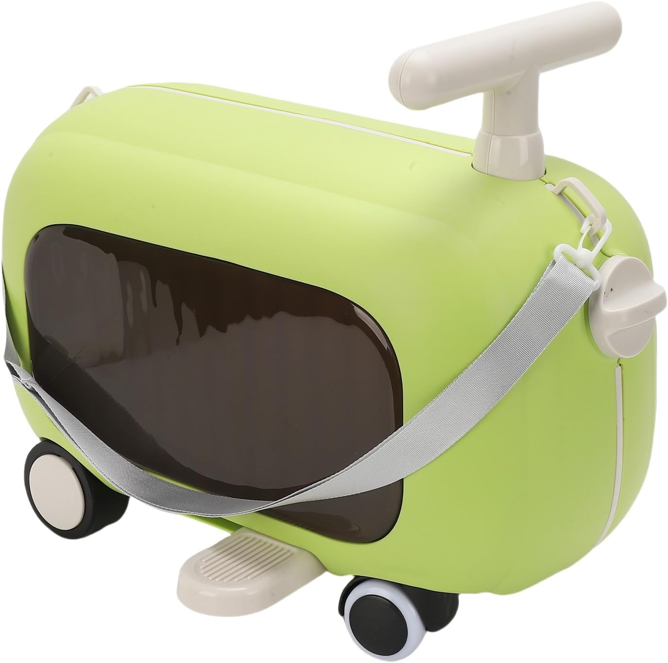 Generic Ride on Suitcase for Kids, Carry on Luggage with Handles,90 Degree Folding Pedal, Large Capacity, 360&deg; Silent Wheels, Lightweight Kids Travel Trunk for Boys & Girls Ages 2-12 (Green) image number 3