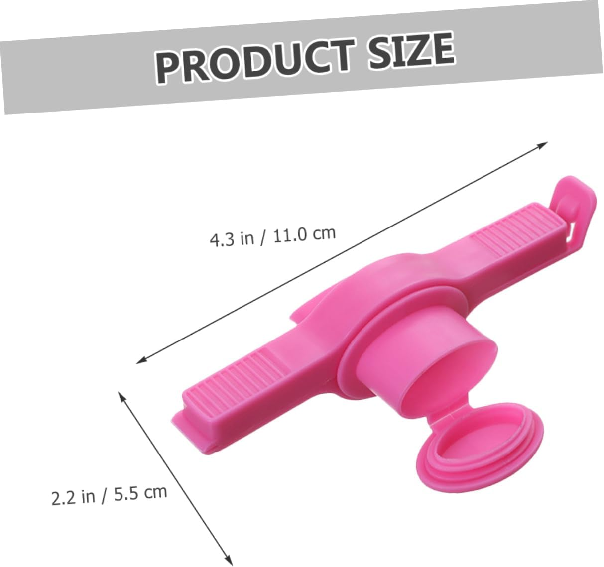 12Pcs Chip Bag Clips Food Sealing Clips Reusable Snack Bag for Pantry Food Drinks image number 4