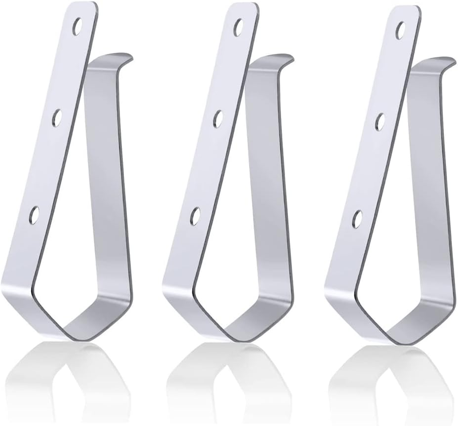 Garage Door Opener Remote Visor Clip Replacement for Liftmaster Chamberlain Sears Craftsman Garage Door Remote Opener Visor Clip 29B137, Stainless Steel, 3 Pack image number 4