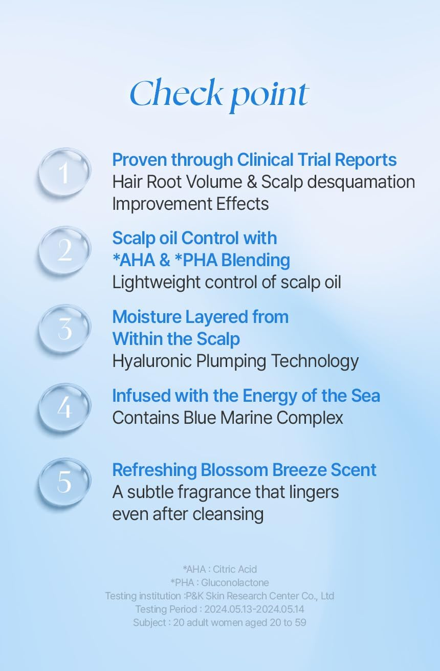 KUNDAL Hyaluronairy Volume Shampoo and Conditioner [Blossom Breeze] Set Korean Hair Care, K-Beauty, for All Hair Types, for Volume Hair Care, for Men and Women 500Ml (Pack of 2) image number 3