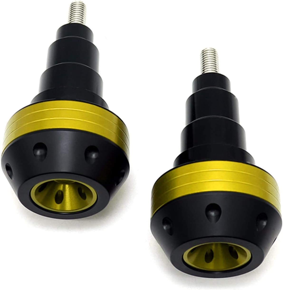 Motorbike Frame Sliders for S┐UZUKI HAYABUSA GSXR1300 2008-2018 Motorcycle Falling Protection Frame Slider POM Aluminium Alloy Accessories (Color : Gold)