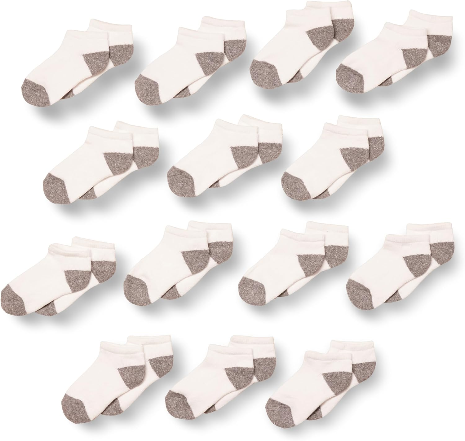 Amazon Essentials Unisex Toddlers' Cotton Low Cut Sock, 14 Pairs image number 6