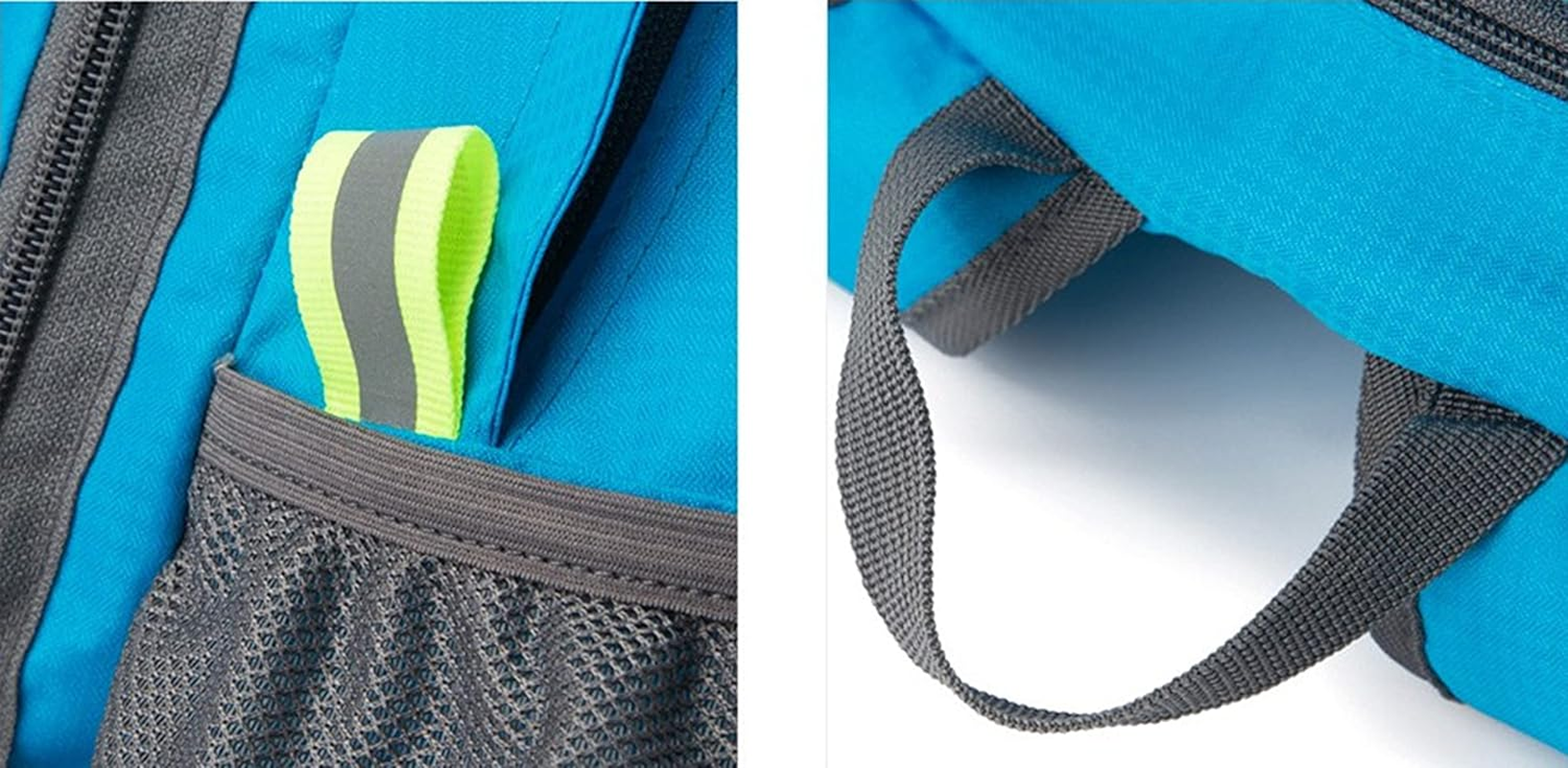 Backpack Packable Foldable Ultra Lightweight Water Resistant Durable Camping Travel Hiking Daypack for Men Women - Blue image number 2