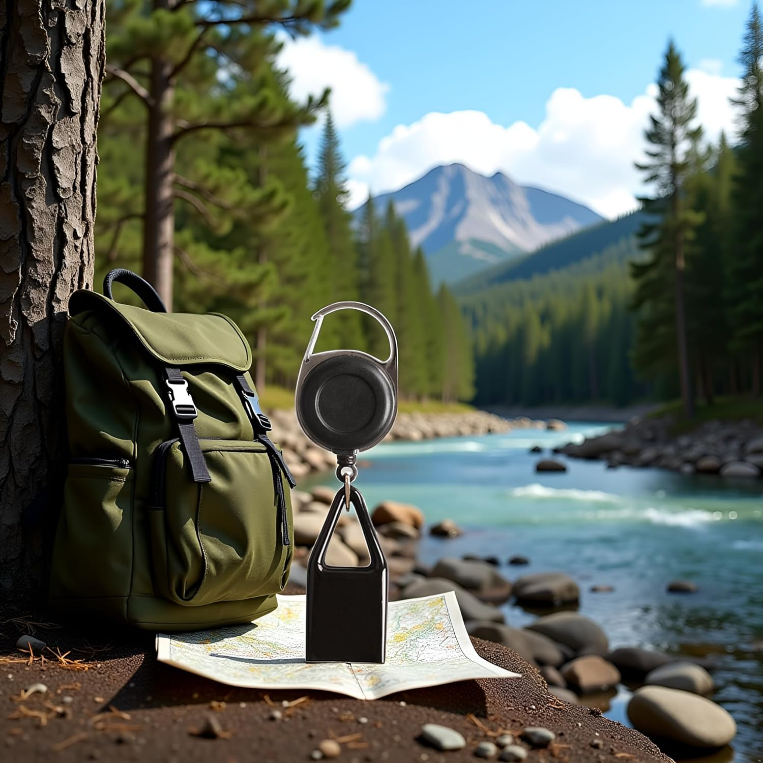 2Pcs Lighter Clip,Retractable Lighter Belt,Anti Lost Retractable Lighter Cover,Keychain Belt,Lighter Leash for Fishing Hiking,Lighter Protective Cover for Camping,Lighter Leash image number 1