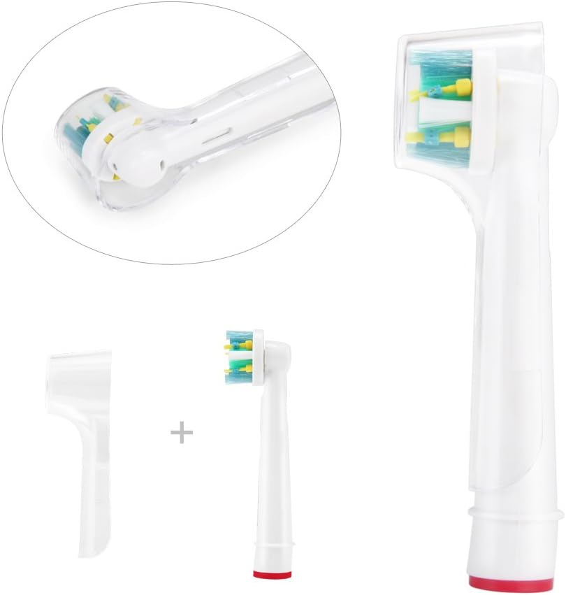 Toothbrush Replacement Heads Refill for Oral Electric Toothbrush Pro 1000 Pro 3000 Pro 5000 Pro 7000 Vitality Floss Action,8 Count with Covers image number 4