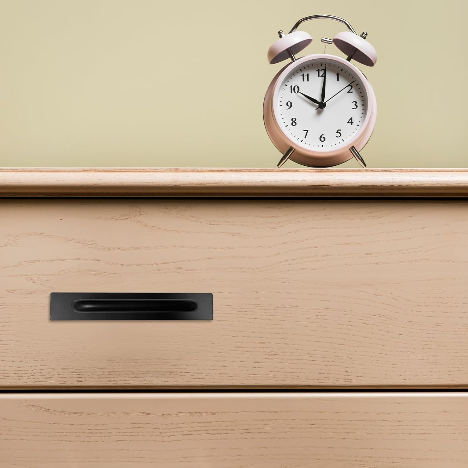 TEAONE Push Pull Helper, 4 PCS Sticky Cabinet Handle for Window, Sliding Door, Closet (Black, 14.8Cm/5.82In) image number 6