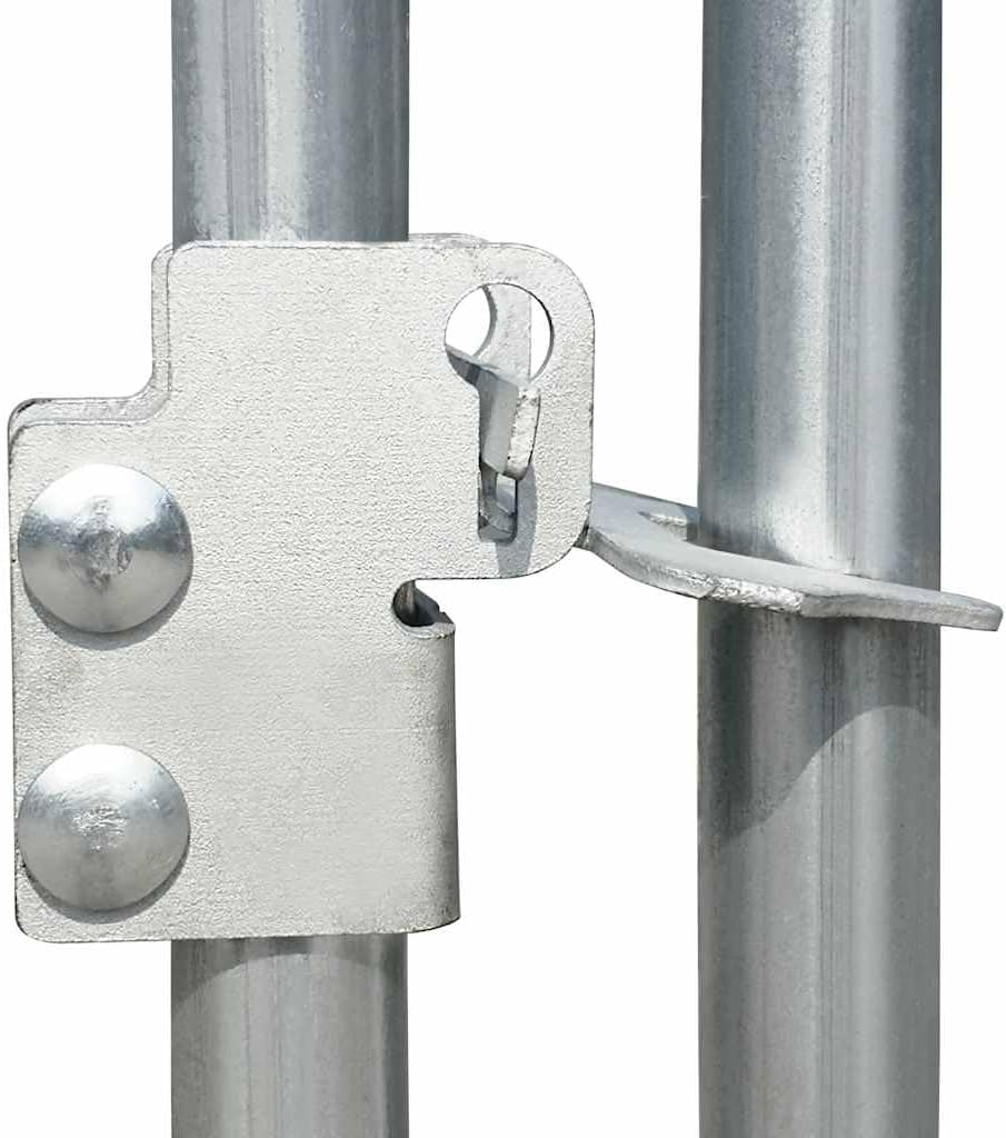 Vidaxl Outdoor Galvanized Steel Chicken Cage Enclosure - 2.75X4X1.92 M with Lockable Latch System, Ideal for Birds and Small Animals image number 4