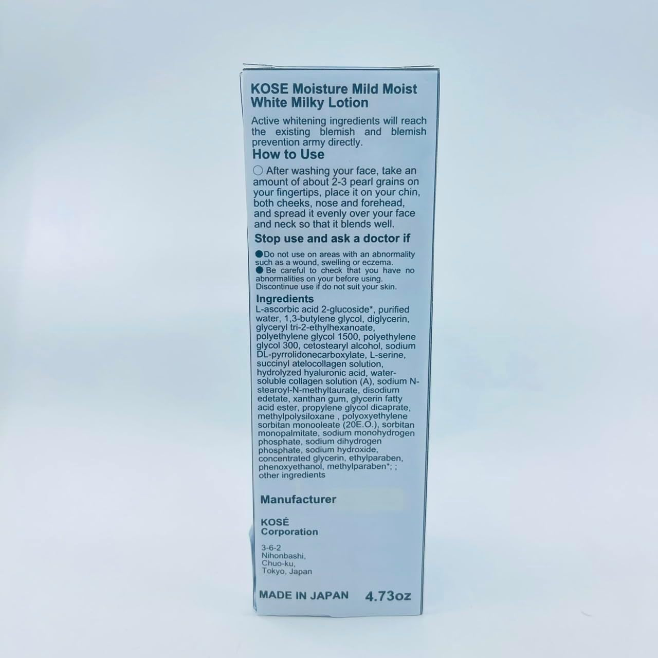 KOSE Moisture Mild Moist White Milky Lotion image number 1