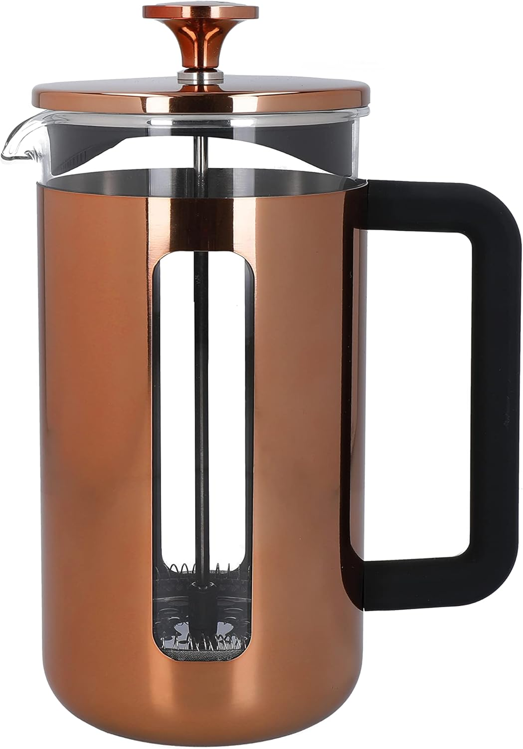 La Cafeti&egrave;re Pisa Stainless Steel Cafeti&egrave;re, 8 Cup French Press, Green, Gift Boxed