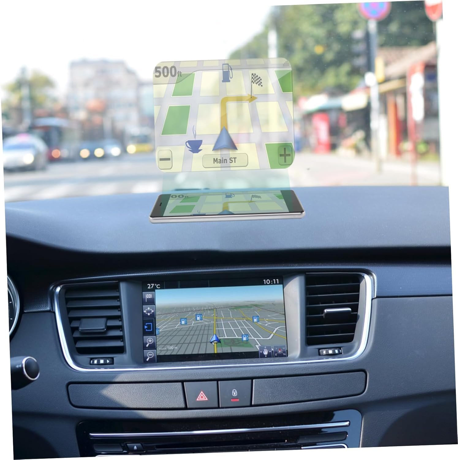SEWACC 2Pcs Reflective Film Car Head up Display Reflective for Car Protective Screen image number 5