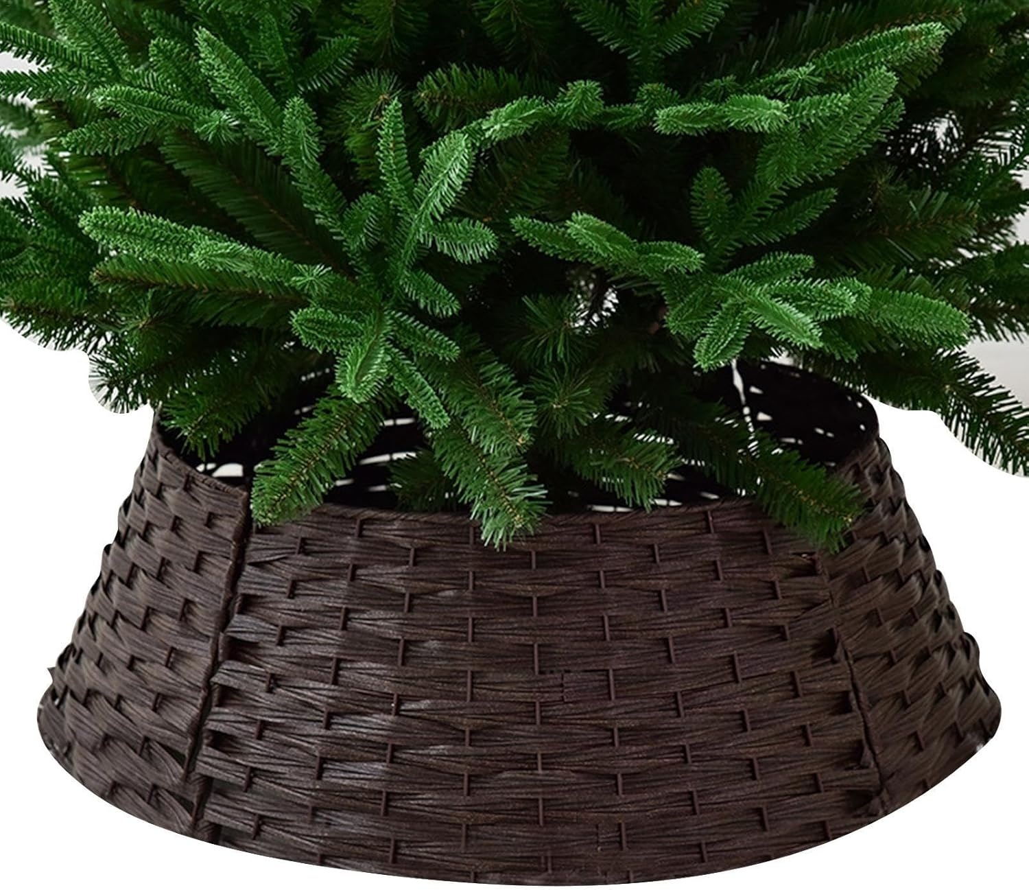 Christmas Tree Collar, Rattan Tree Collar, Holiday Home Decor, Christmas Decor, Tree Ring Basket, Festive Decorations, Seasonal Decor, Elegant Design, Materials, Easy to Assemble