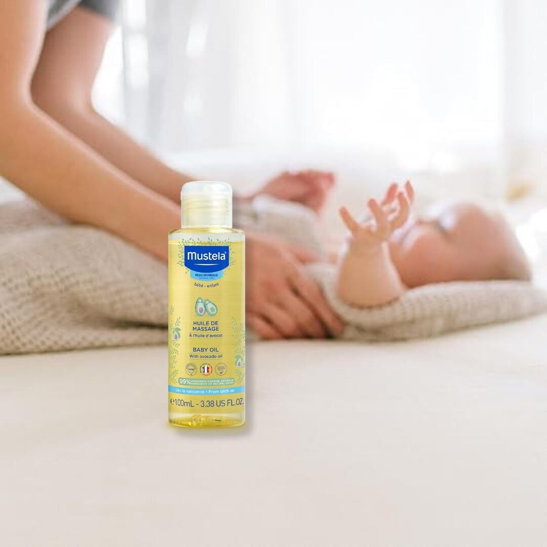 Mustela Baby Massage Oil - for Normal Skin - 100Ml image number 5