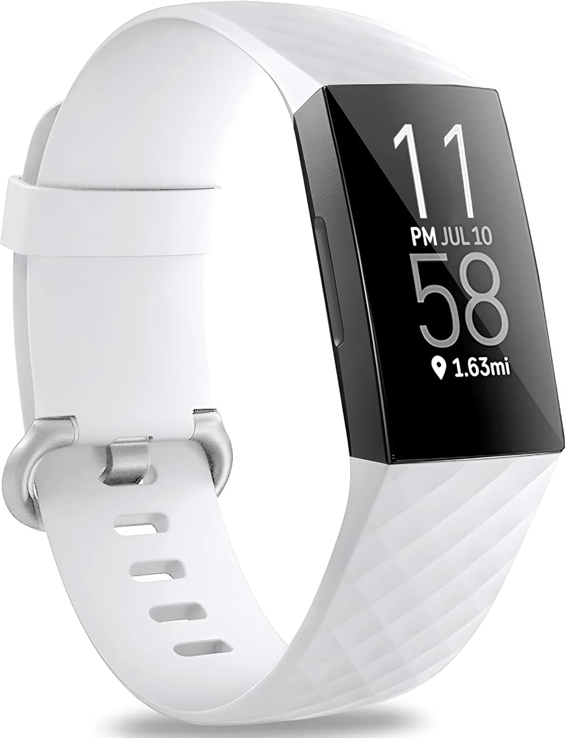 Ezonedeal Sport Bands for Fitbit Charge 4 Band & Fitbit Charge 3 Bands, Soft Silicone Adjustable Replacement Wristbands Women/Men for Fitbit Charge 4 / Fitbit Charge 3 / Charge 3 SE image number 5