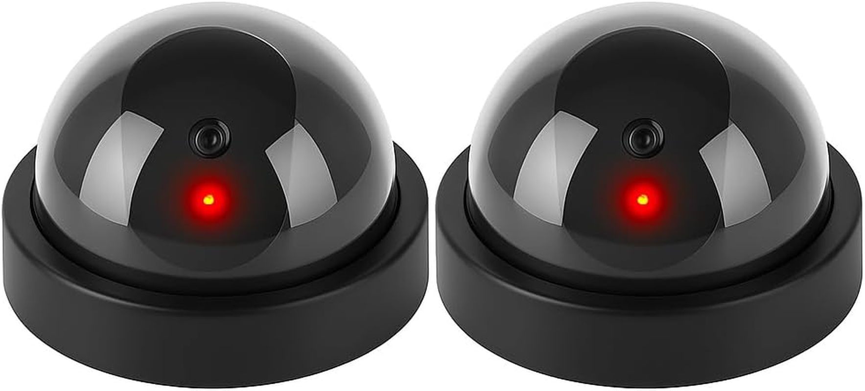 Dummy Dome Security Camera with Flashing Red LED Light Indoor Outdoor Use for Home Office Garage Easy Install Realistic Look Available in 1, 2 or 4 Pack (2) image number 6