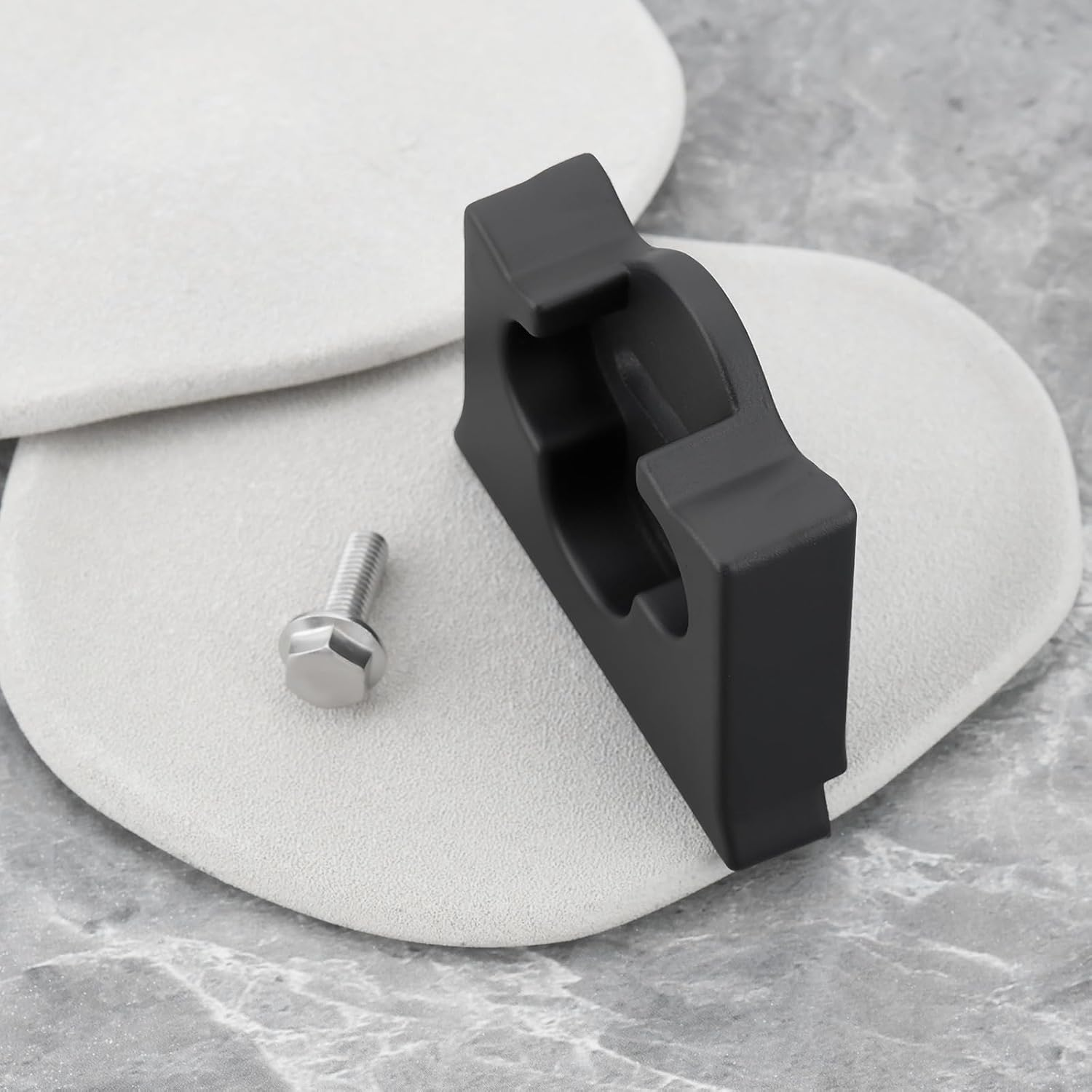 YINETTECH Car Tailgate Aluminum Alloy Stopper with Screws Compatible with Jeep JK JKU 2007-2018 image number 3