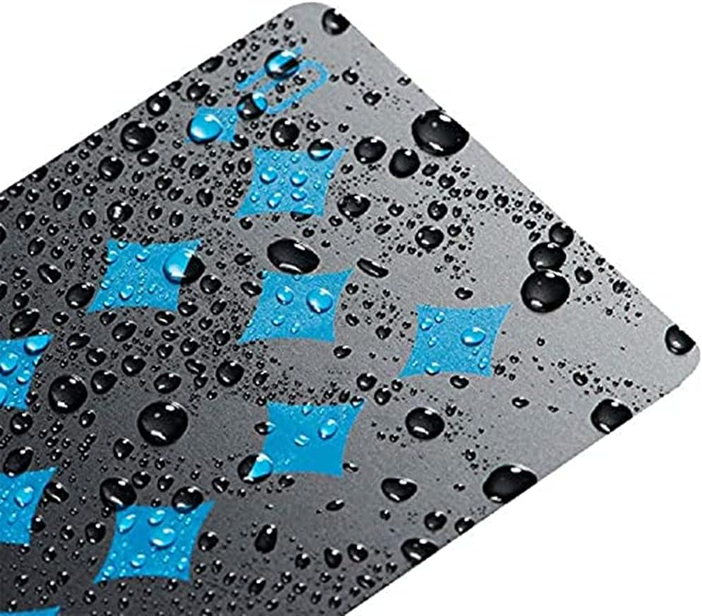 Ziranee Black Plastic Playing Cards, 54 Sheet, Waterproof, Magic Poker Cards for Family Party BBQ Gatherings, Ages 18+ image number 6