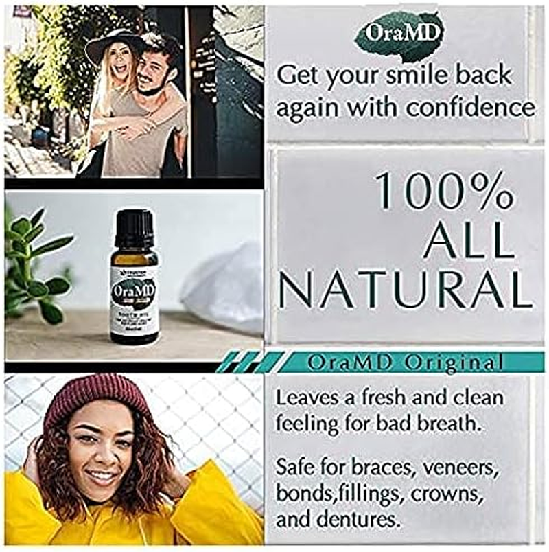 Oramd Dentist Recommended Worldwide 100% Pure Breath Freshener for Bad Breath Halitosis (1) (1) image number 5