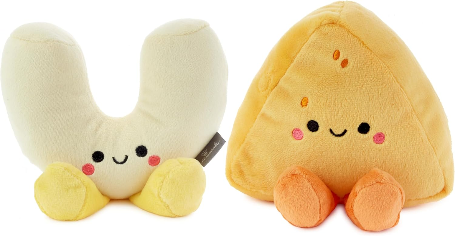 Hallmark Better Together Mac and Cheese Magnetic Plush, 5.25-Inch Height image number 1