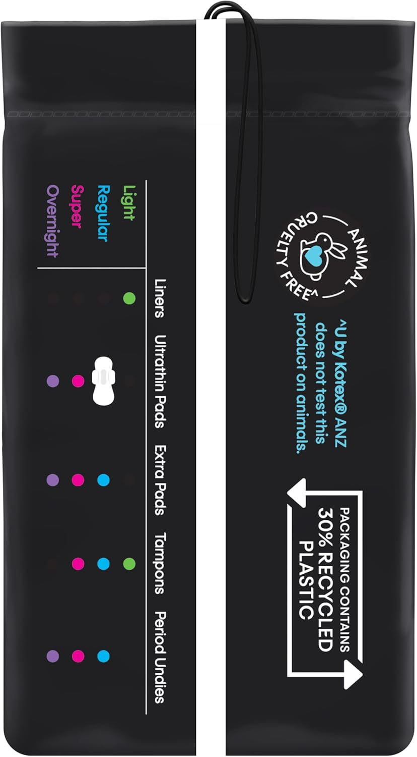 U by Kotex Teen Ultrathin Pads Regular with Wings 14 Count image number 4