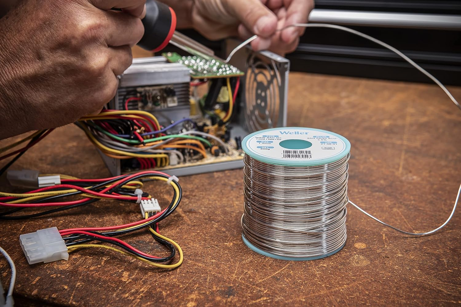 Weller WSW SCN M1 (T0051404699) Solder Wire, Dia: 1.0 Mm / 0.039 In, Wt: 100 G / 3.527 Oz, Alloy Sn99.3Cu0.6Ni0.05, Flux Content 3.5% image number 6