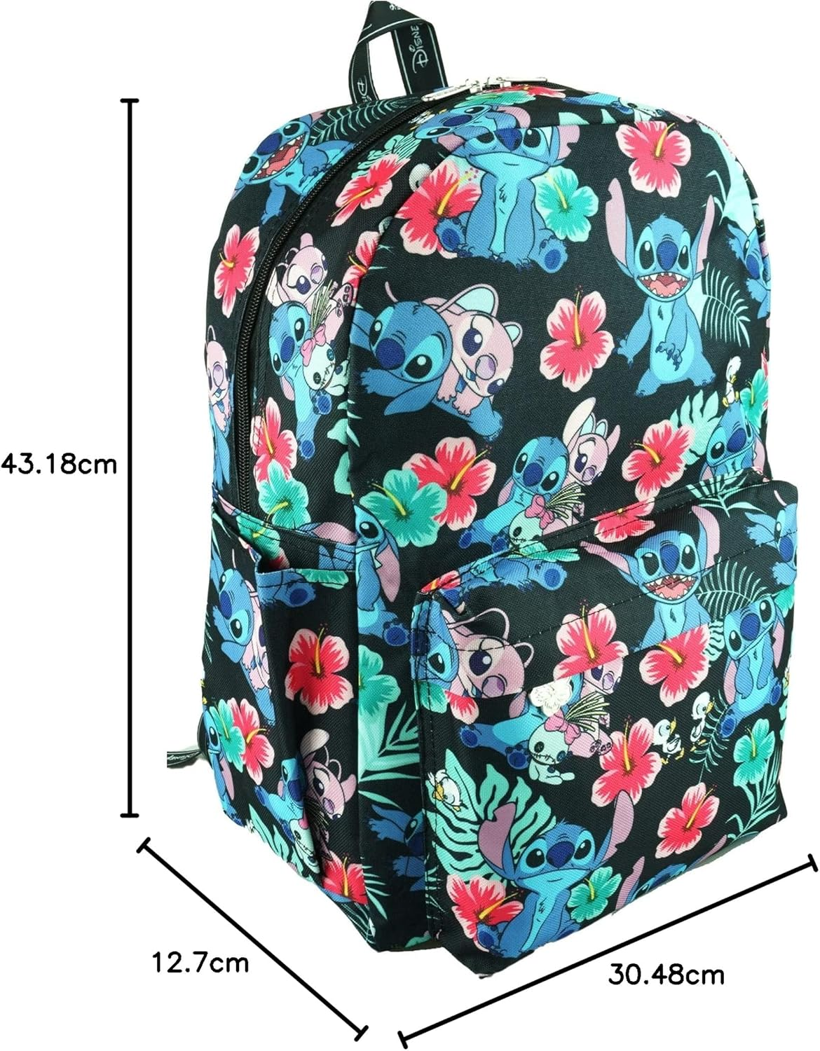 Wondapop Disney Lilo & Stitch 16 Inch Deluxe Backpack with Laptop Compartment image number 6