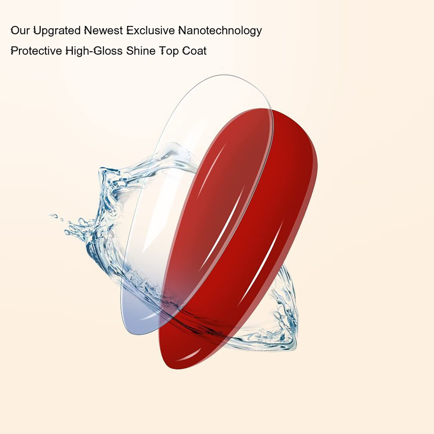 Vishine 16Ml Gel Polish Gel No Wipe Top Coat - Ultra Glossy Shine Finish and Long Lasting, Soak off Nail Lamp Gel, 0.54 Oz - 9D Cat Eye Gel -16Ml image number 4