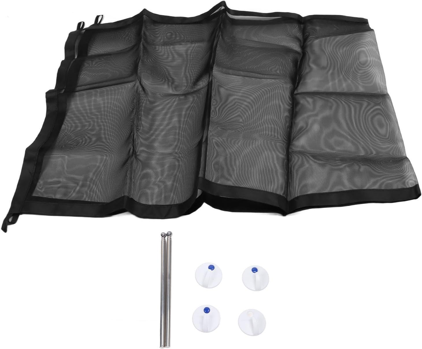 Pet Mesh Gate, Foldable Protective Multi Functional Cat Dog Safety Gate Pet Isolation Net Fence, Portable Pet Gate Dog Mesh Gate Safety Guard Gate for Stairs, Outdoor and Doorways image number 5