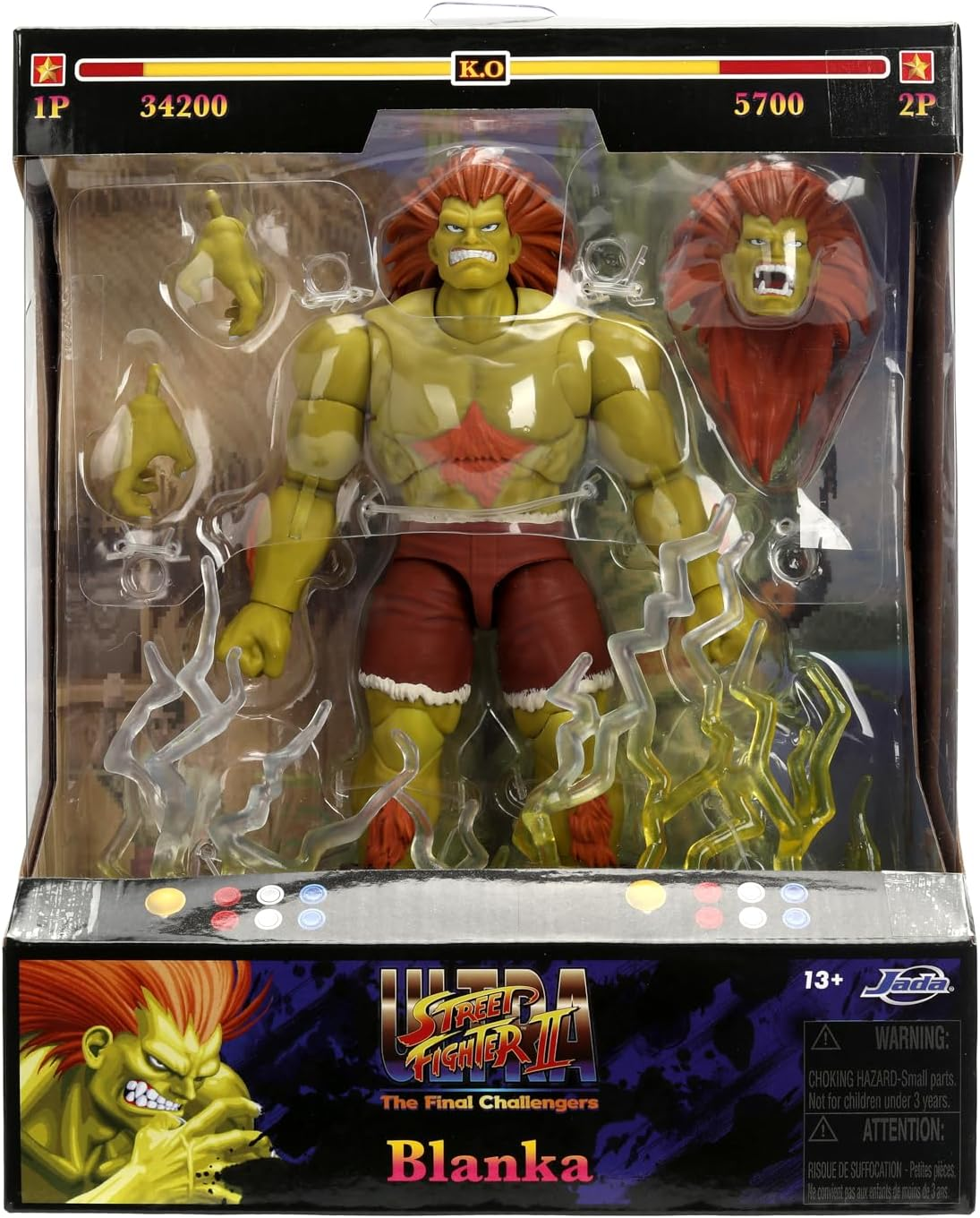 Jada Toys Street Fighter II - 6" Blanka Figure
