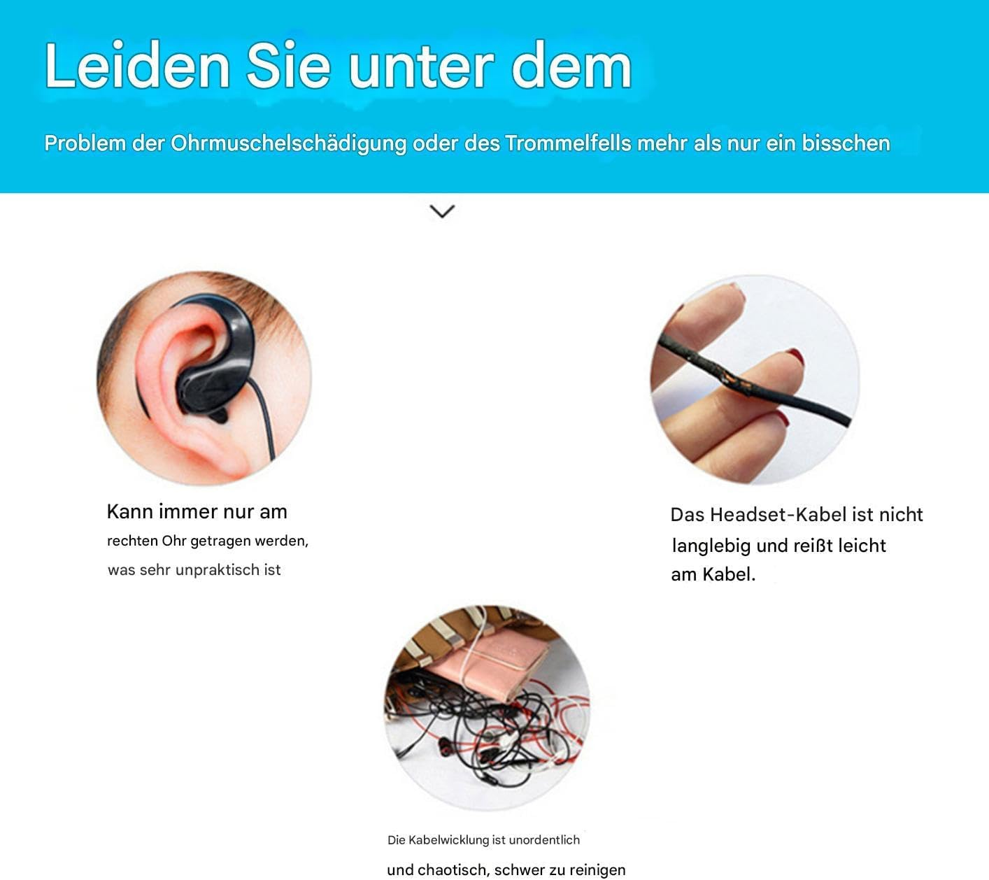 Microphone Headset Discreet Acoustic Tube - Replacement Concealed Transparent Acoustic Tube Microphone Earphones Audio Parts Ergonomic for Professionals Enthusiasts image number 6