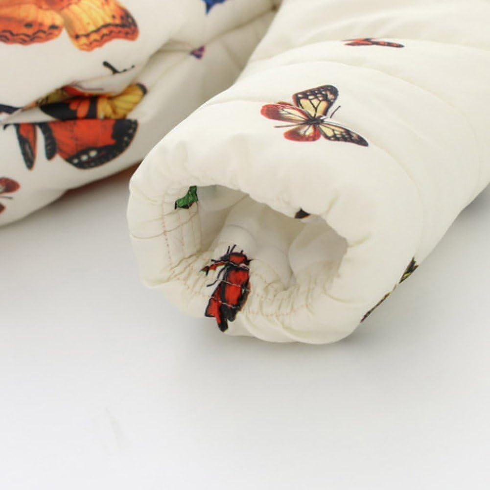 Weixinbuy Baby Girls' Infant Toddler Winter Warm Butterfly Print Hooded Outwear 3-4 Years White image number 2