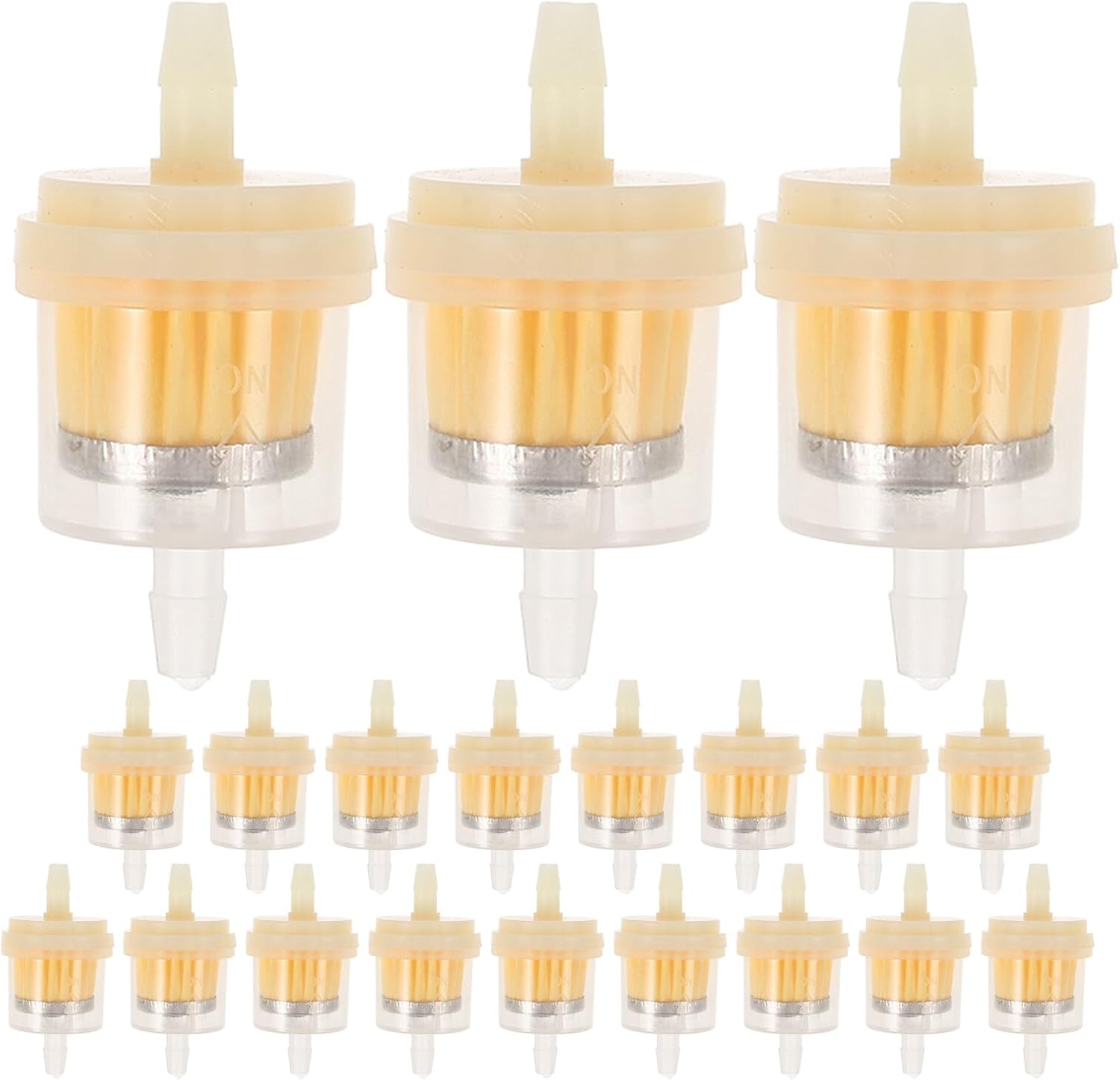 20Pcs Magnetic Inline Fuel Filter for Motorcycles Lawn Mowers Atvs Small Engines Gasoline Gas Filter Replacement with Quick Installation and Filtration image number 6