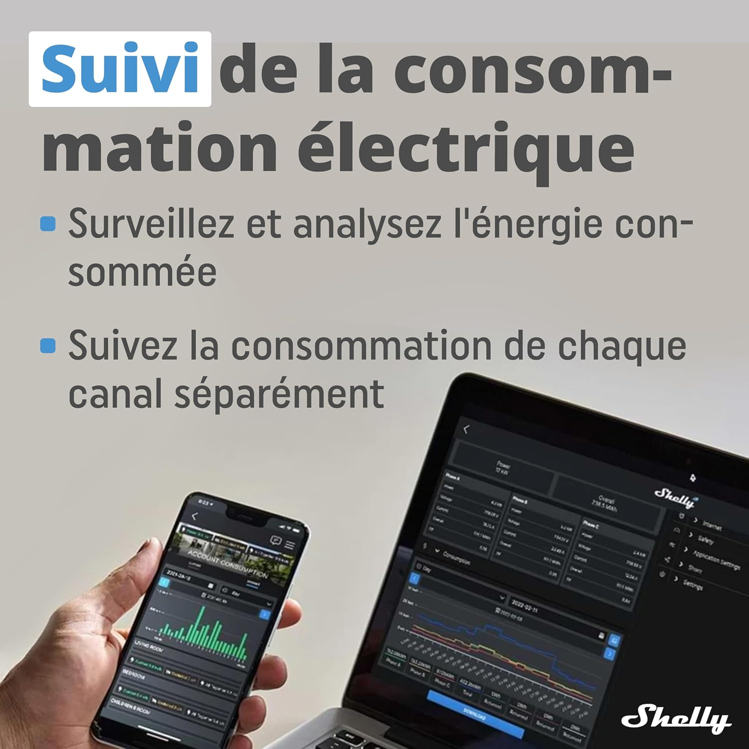 Shelly plus 2PM (16A) - 4 Pack | Wifi & Bluetooth 2 Channels Smart Switch with Power Metering | Home Automation | Roller Shutter Remote Control | Alexa & Google Home Compatibility | Ios Android App