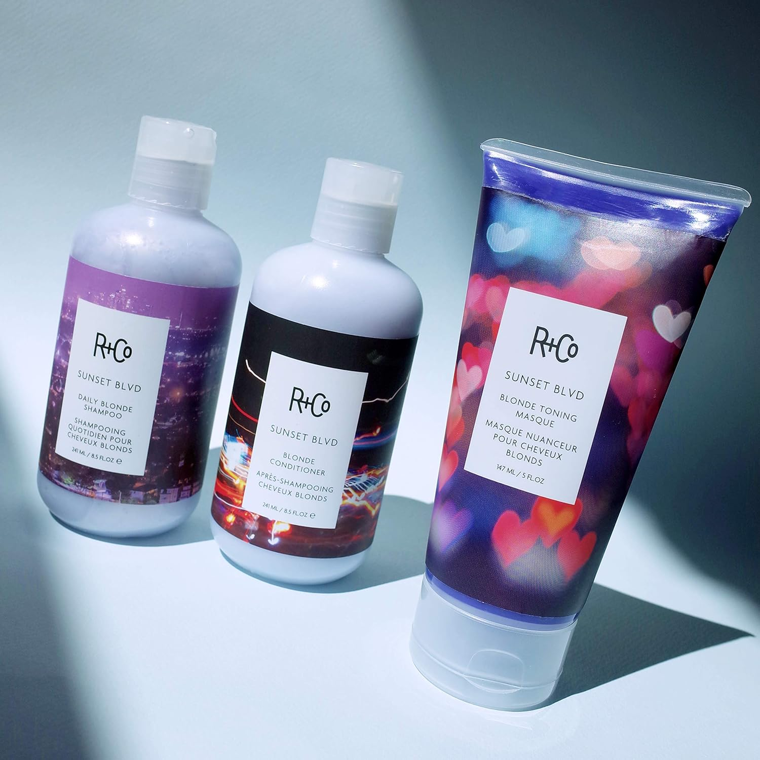 Sunset Blvd Blonde Toning Masque by R+Co for Unisex - 5 Oz Masque image number 5