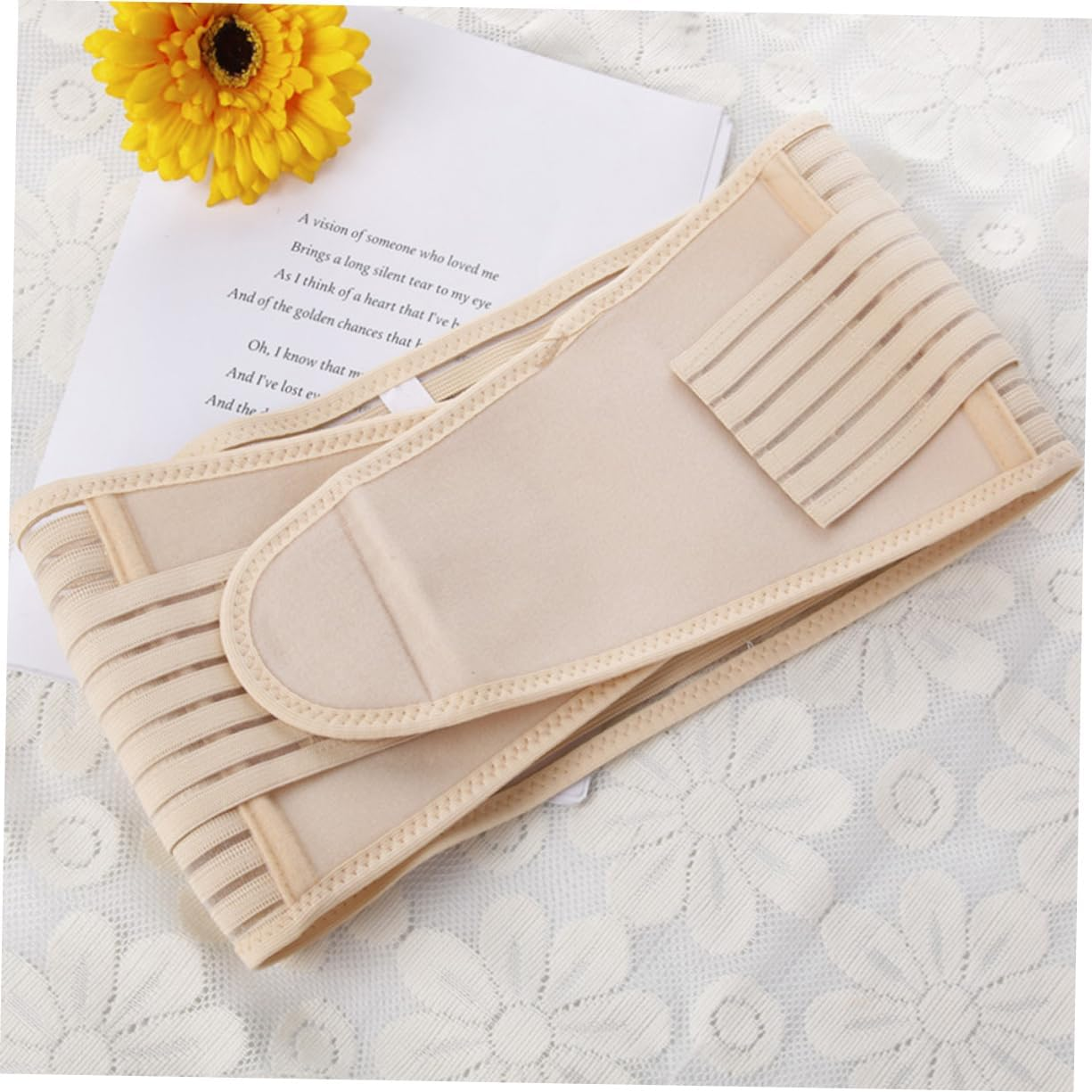 Baluue 2Pcs Postpartum Belly Wrap Hip Slimming Brace Pelvic Corrector for Pregnancy Women Supplies image number 2