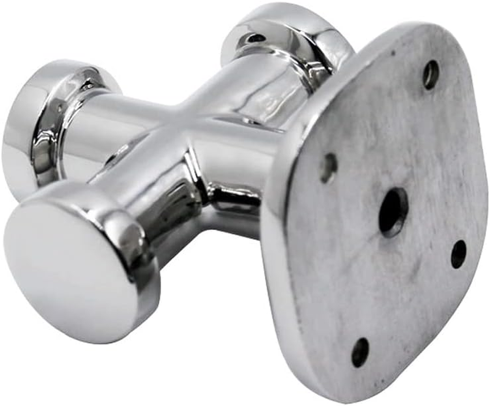 Single Cross Bollard Marine Mooring Bollard Heavy Duty Rope Cleat 316 Stainless Steel Rustproof Mooring Bit Cleat Deck Hardware for Boats Yachts Auto 81 * 82Mm image number 1