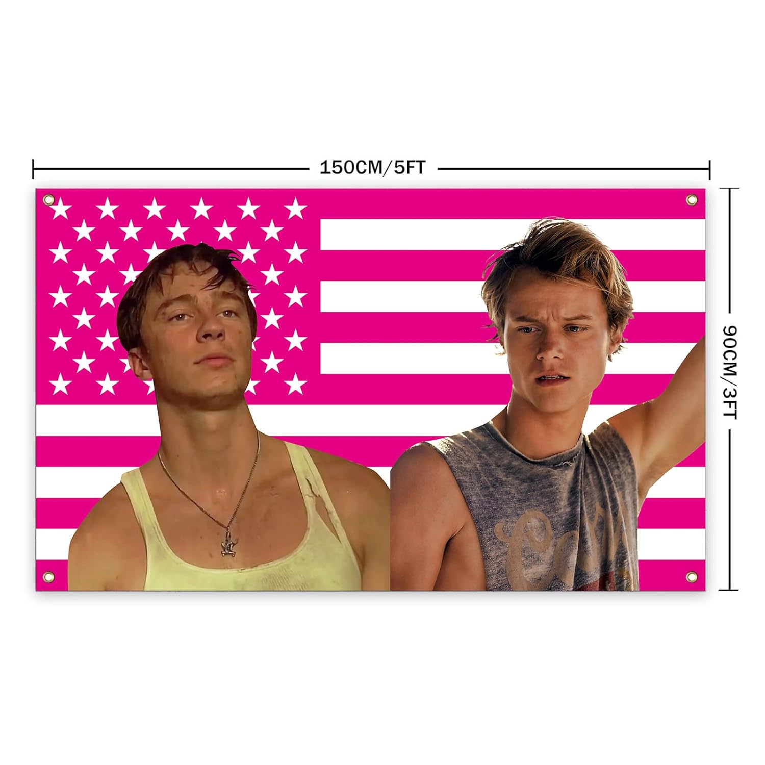 JJ Maybank Flag 3X5 Ft with Four Brass Grommets Funny Flag Decoration JJ Maybank Merch for College Bedroom Room Dorm Wall Party Rafe Cameron Poster Tapestry image number 4