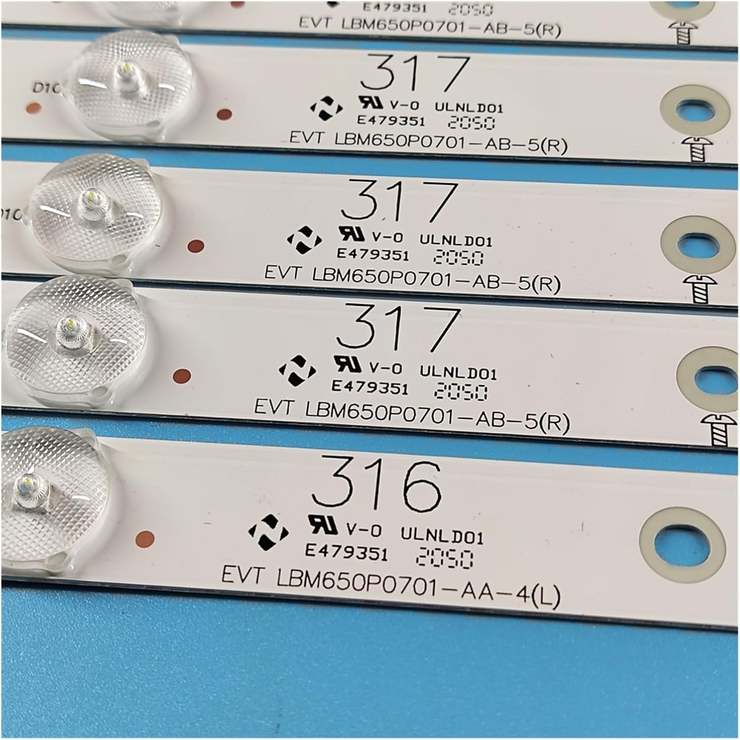 LED Strip for Phi-Lips 65'' TV 65PUF6652/T3 65PUF6656/T3 65PUF6061/T3 65PUT6121/12 65PUS6121/12 LD65P19U LB-PC3030-GJUHD658X14ADM image number 4