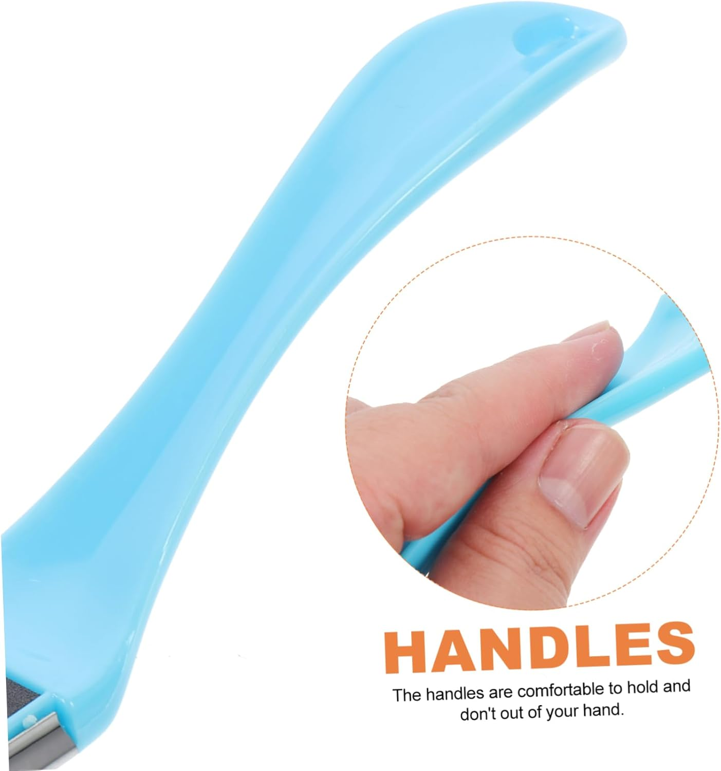 SOESFOUFU Tool Foot File Pumice Stone Double-Sided Foot Grinding Tool Comfortable Handles image number 3