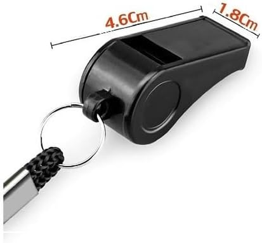 Whistle, Plastic Whistle for Coaches, Whistle Emergency Whistle for Adults Lifeguard Whistle with Lanyard Loud Crisp Sound Dog Whistle Referee Whistle Coach Whistle image number 6
