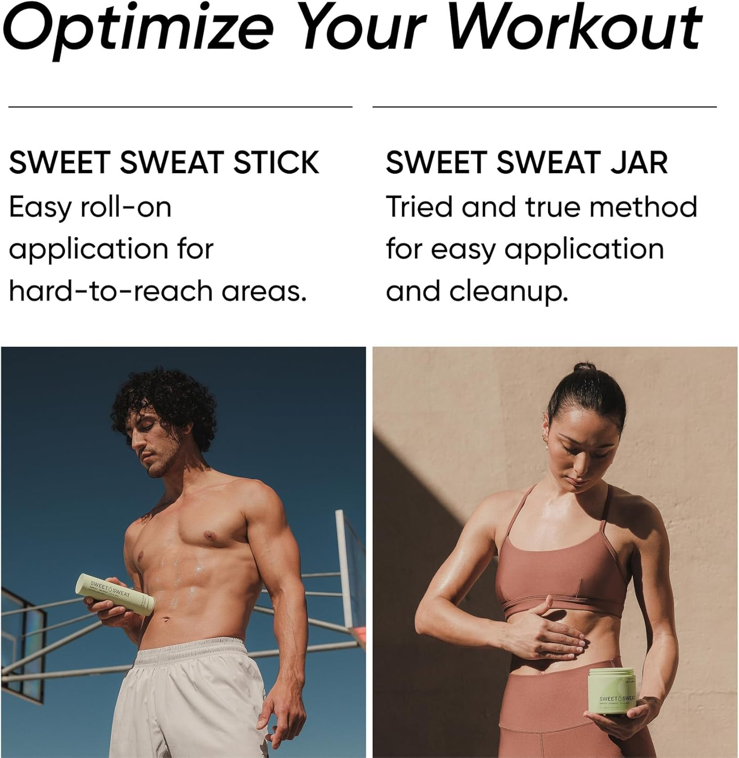 Sweet Sweat Workout Enhancer Roll-On Gel Stick - Citrus Mint - Makes You Sweat Harder and Faster, Use with Sweet Sweat Waist Trimmer image number 4