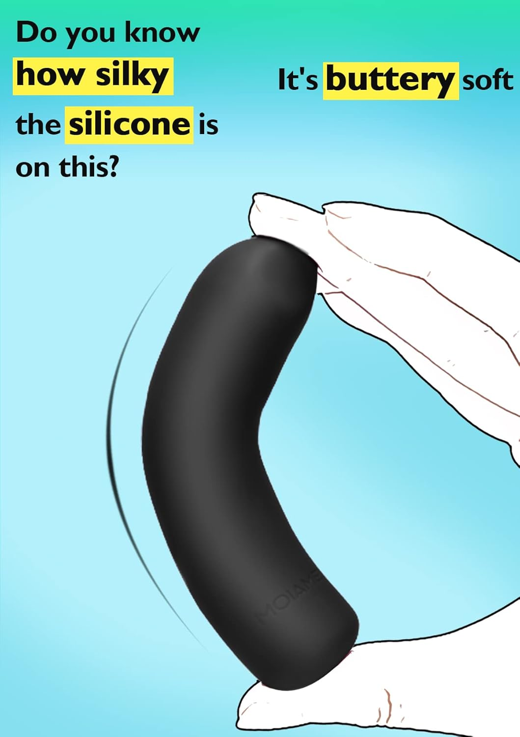 Silicone Bullet Vibrator for Women with Angled Tip, MOIAME Little Bullet Vibe with 10 Powerful Vibrations for Vaginal Clitoral Nipple Stimulation Waterproof Discreet Mini Vibrator, Rechargeable image number 3