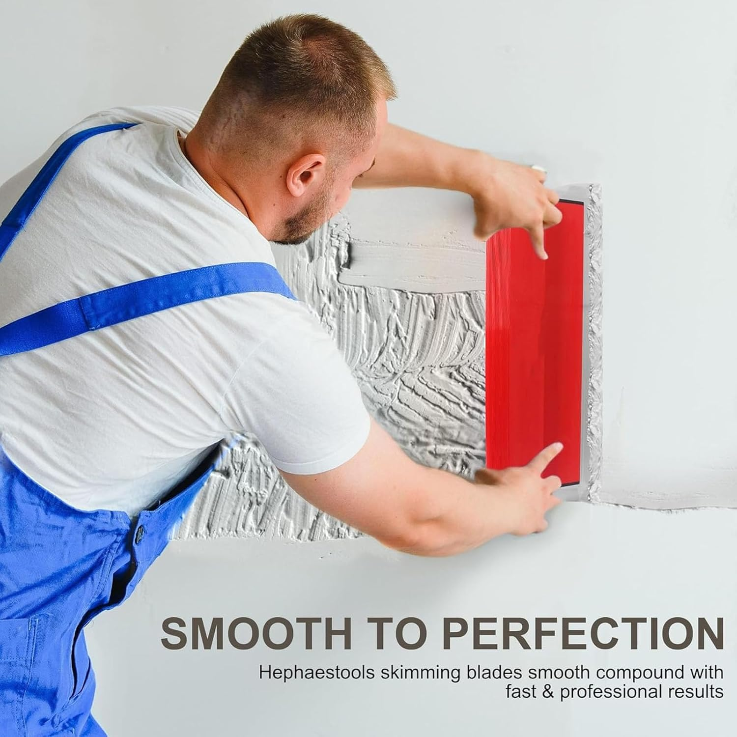 Bewinner 600Mm Stainless Steel Skimming Blade with ABS Comfort Handle Design, Smoothing Knockdown Drywall Plastering Tools, Universal Filler Knife for Home Decoration image number 2