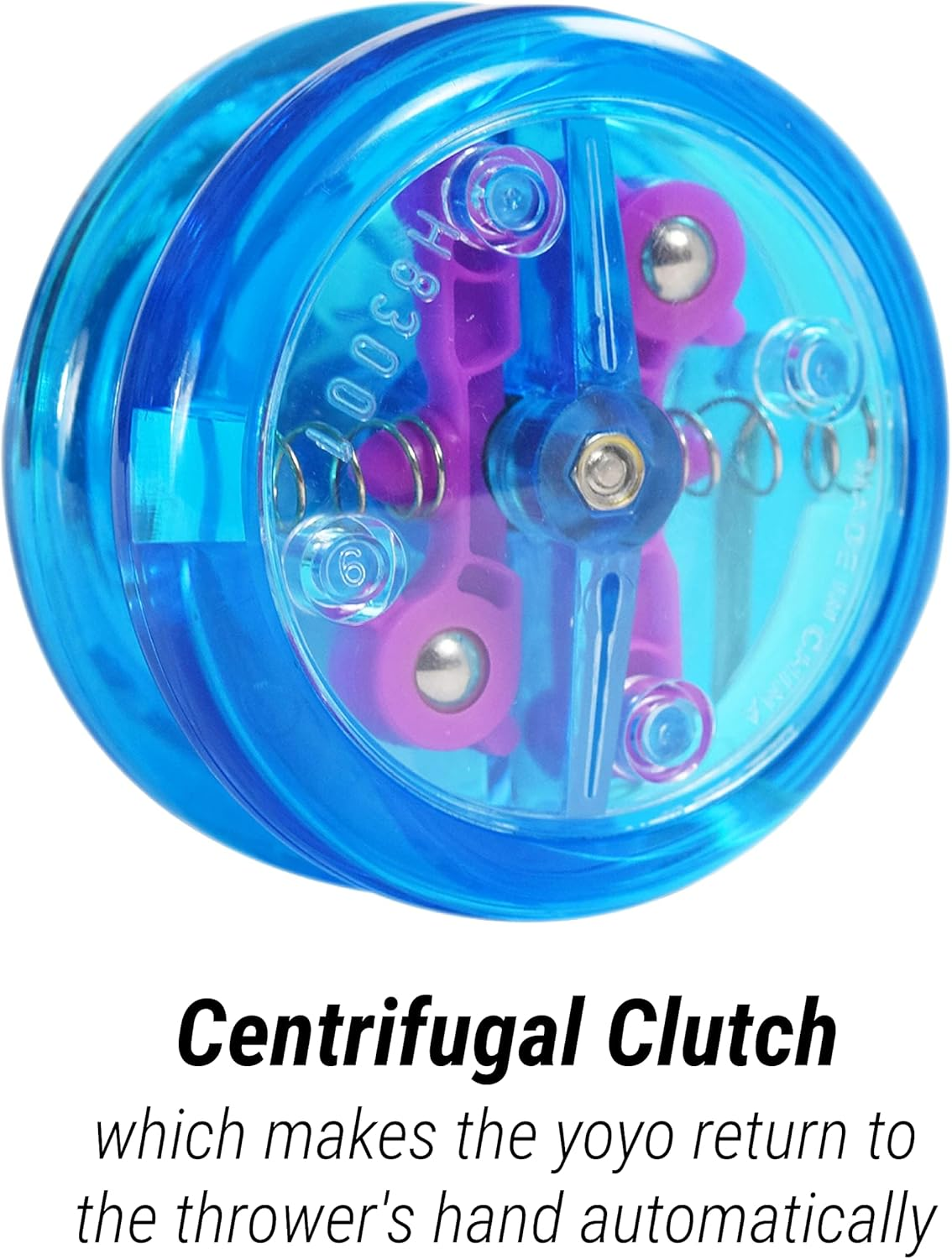 Yomega the Original Brain - Professional Yoyo for Kids and Beginners, Responsive Auto Return Yo Yo Best for String Tricks + Extra 2 Strings & 3 Month Warranty (Blue) image number 6