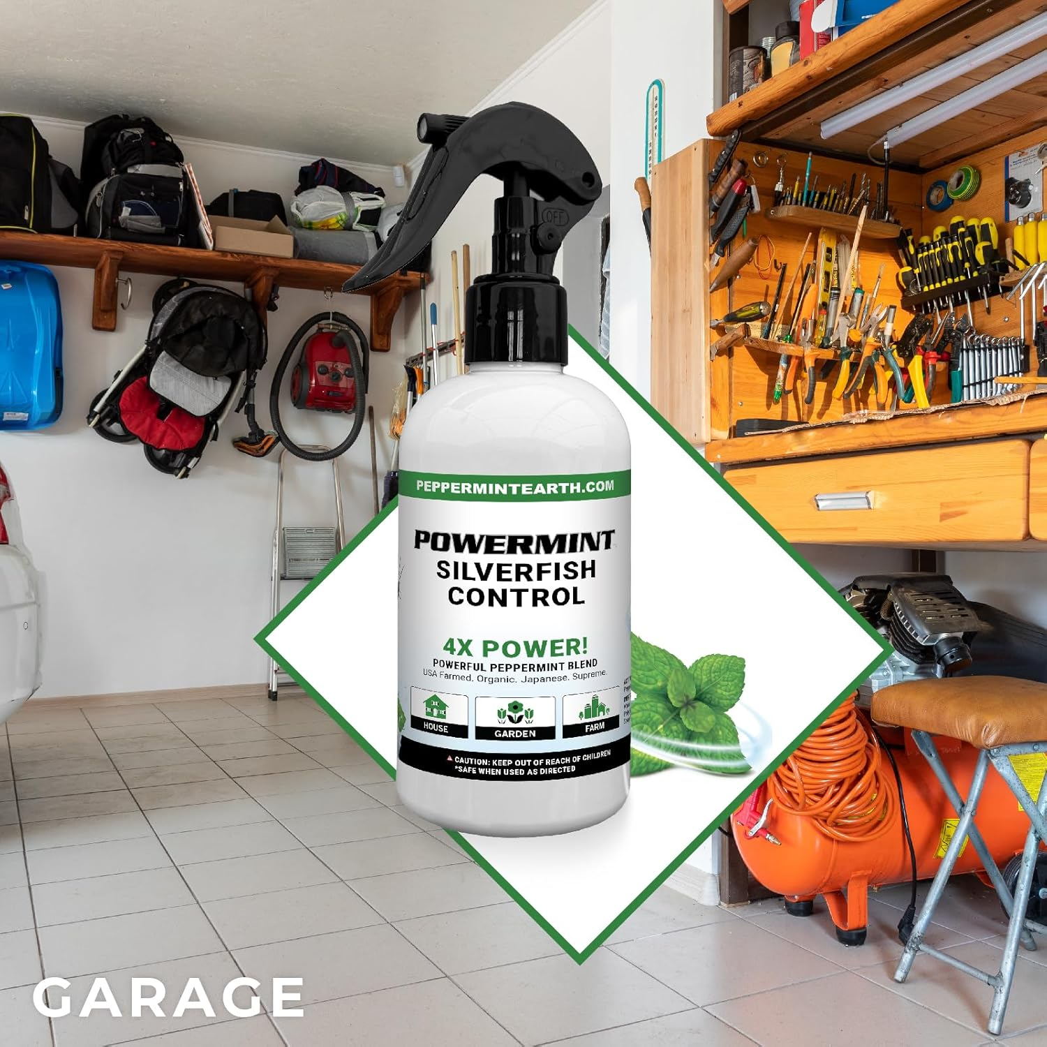 Powermint Peppermint Oil Silverfish 8 Oz image number 4