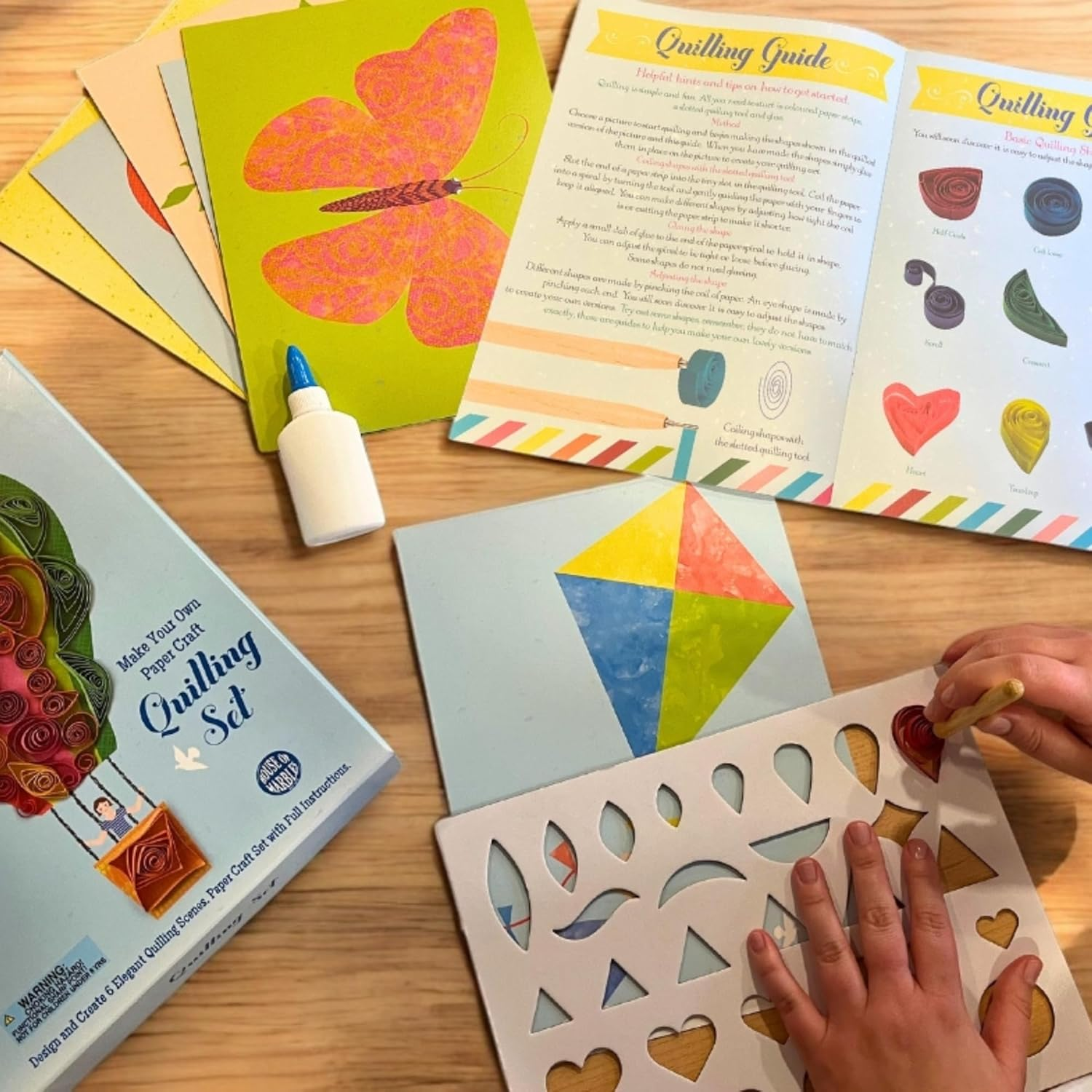 House of Marbles Mixed Designs Quilling Art Set image number 5