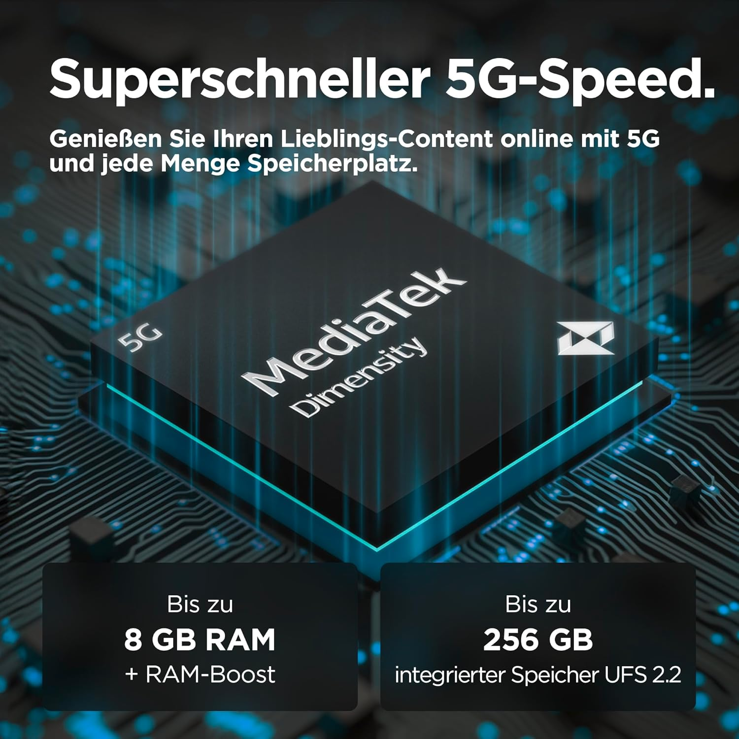 Motorola Moto G55 5G Smartphone (6.49" FHD+ Display, 50MP Camera, 8/256GB, 5000Mah, Android 14) Smoky Green (Vegan Leatherette) + Protective Cover [Amazon Exclusive]