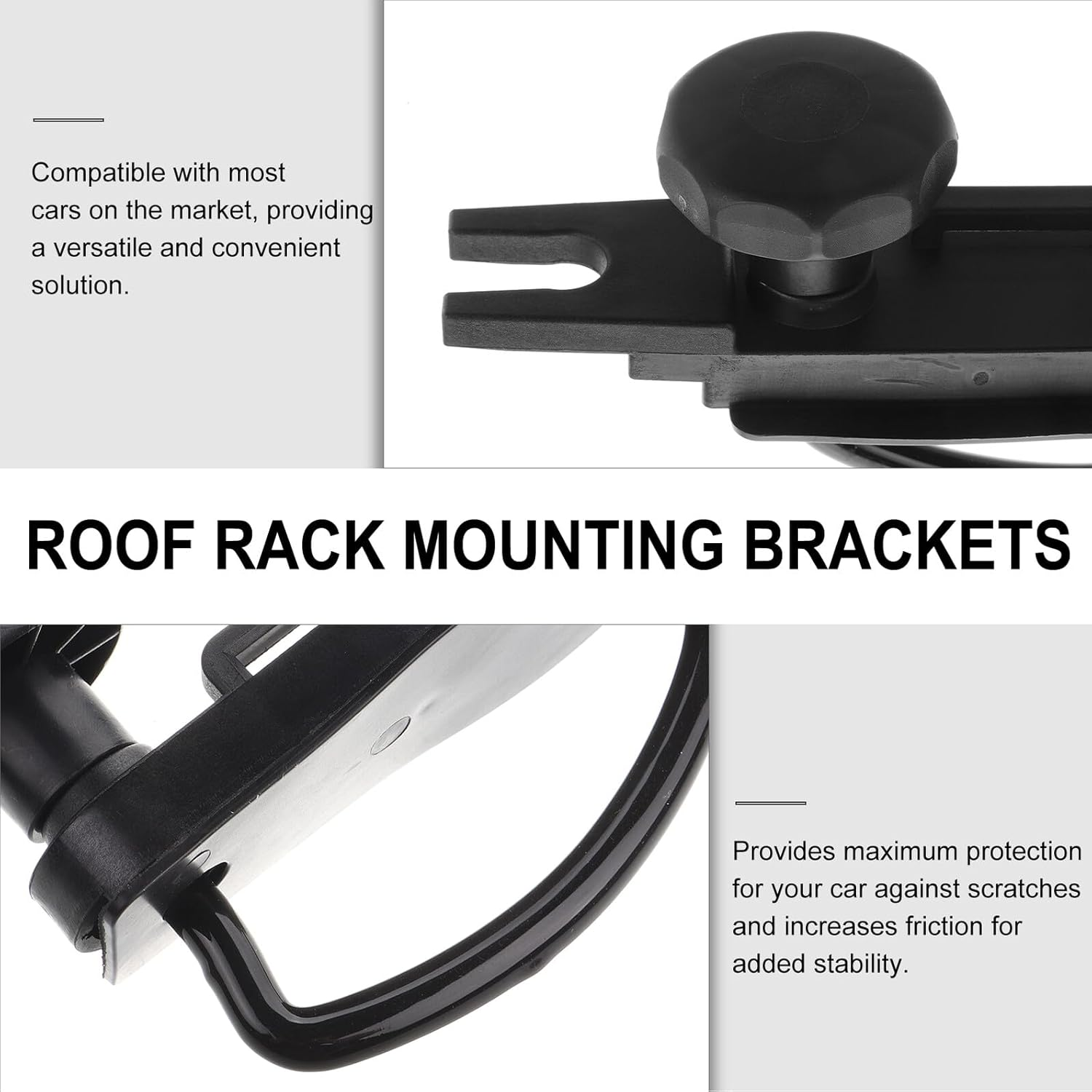 Ciieeo Roof Rack U-Bolt Clamp Alloy Mounting Hardware for Car and Van Cargo Carrier Quick Setup Roof Box Fixing Accessory Compatible with Multiple Vehicle Models for Secure Transport image number 4