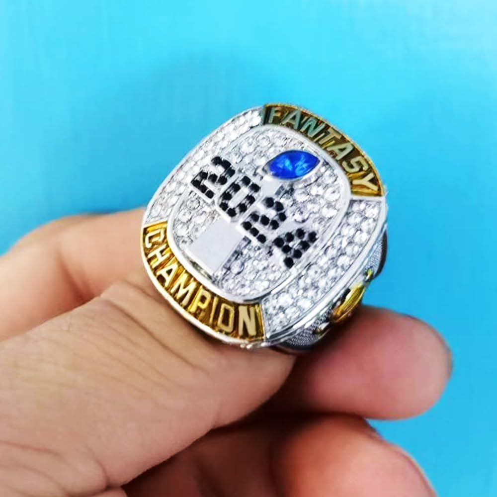 2024 Fantasy Football Championship Trophy Ring Award Prize Sports Winner FFL Champion Ring image number 2